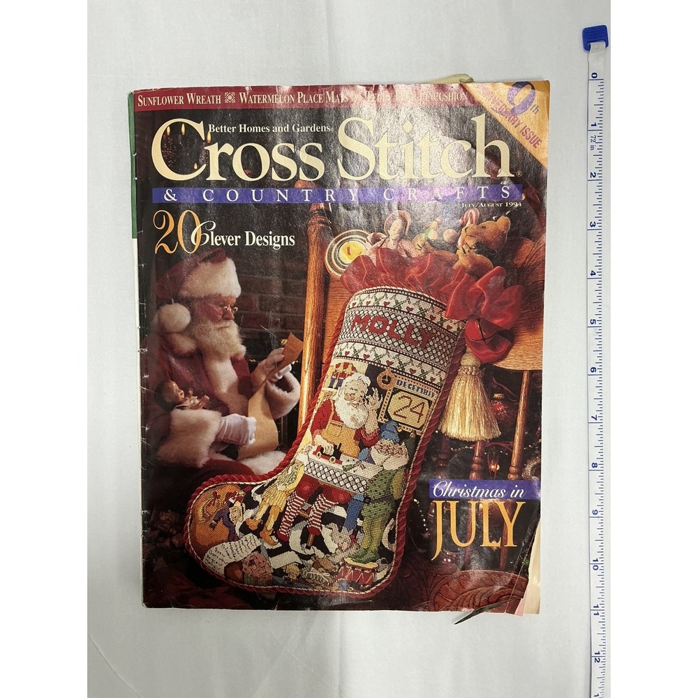1994 Better Homes And Gardens Partial Cross Stitch & COUNTRY Crafts Magazine